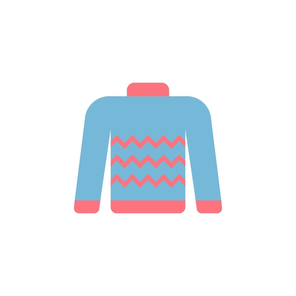 Sweater color vector icon