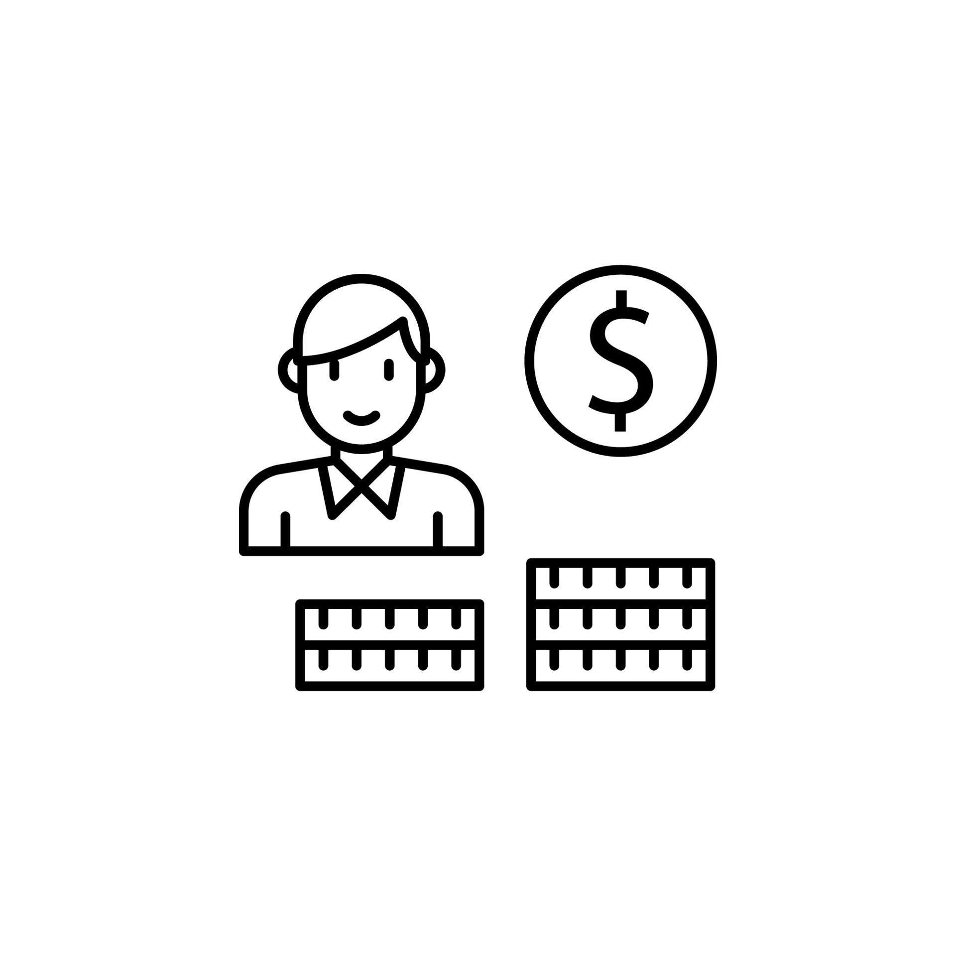 Salary vector icon 22583004 Vector Art at Vecteezy