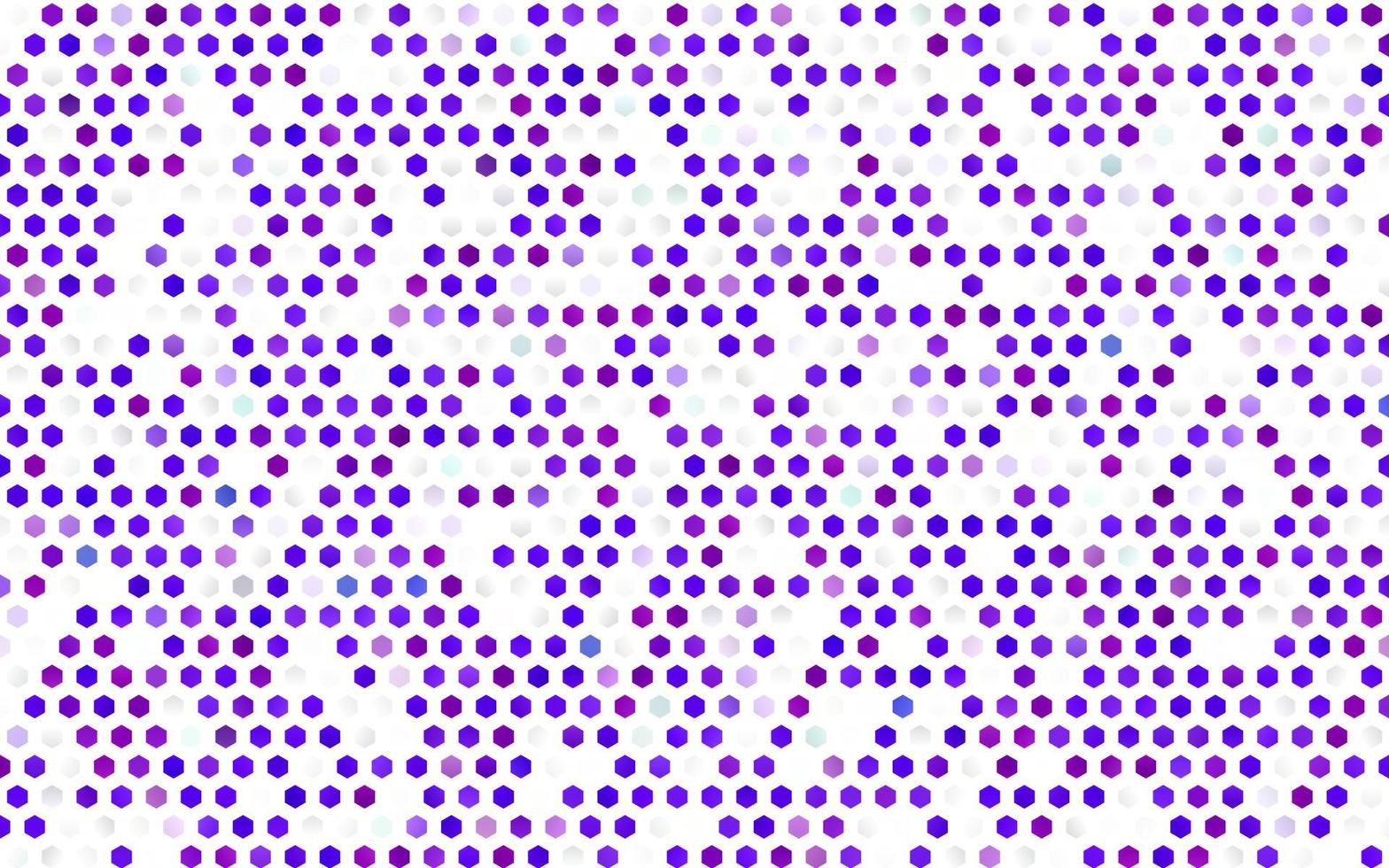 Light Purple vector cover with set of hexagons.