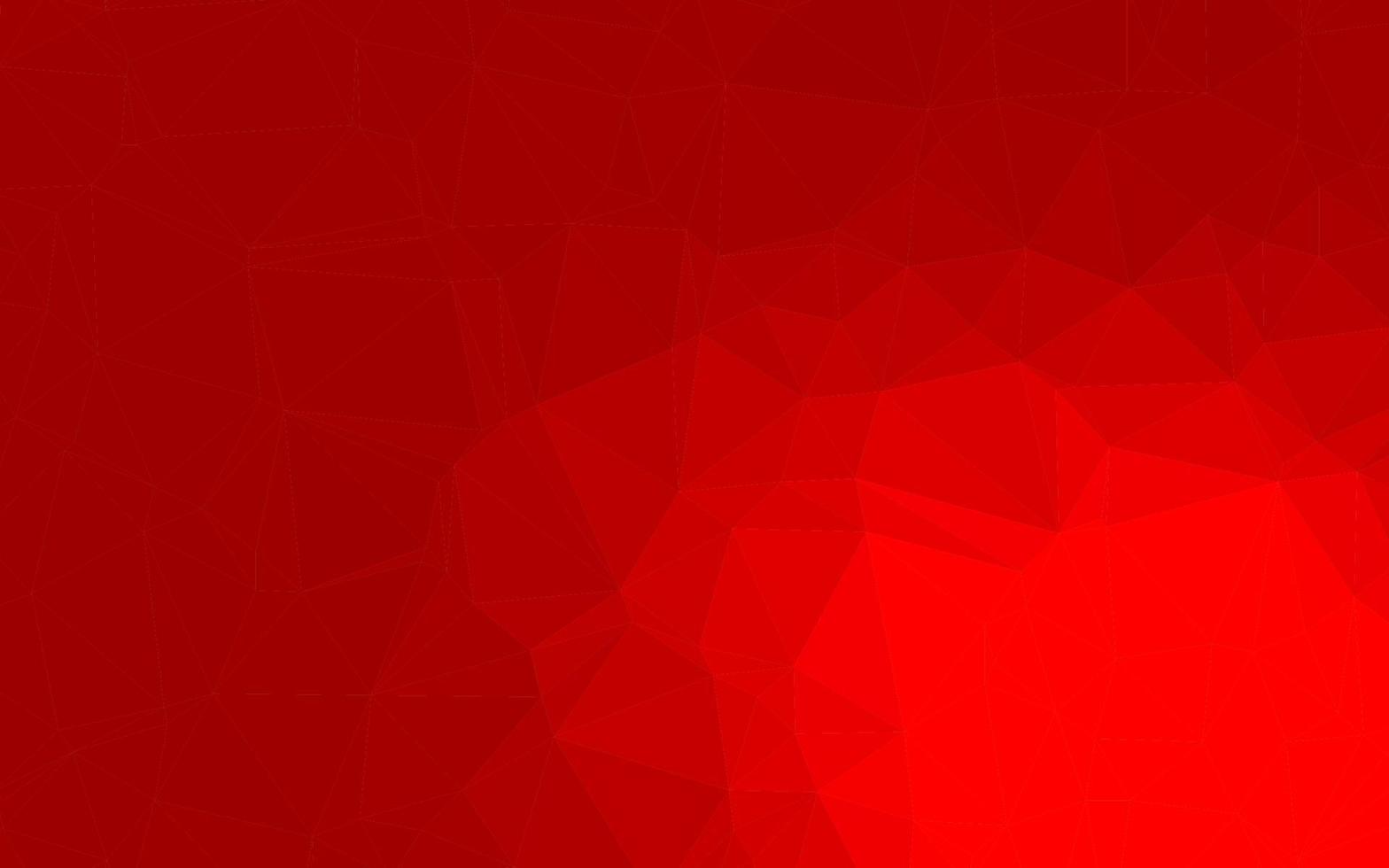 Light Red vector polygon abstract backdrop.