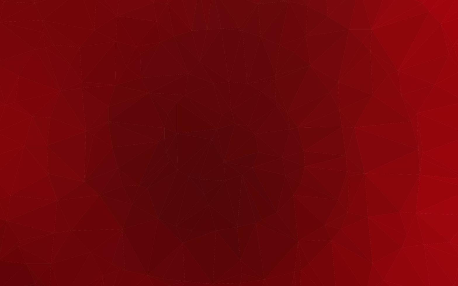 Light Red vector triangle mosaic texture.