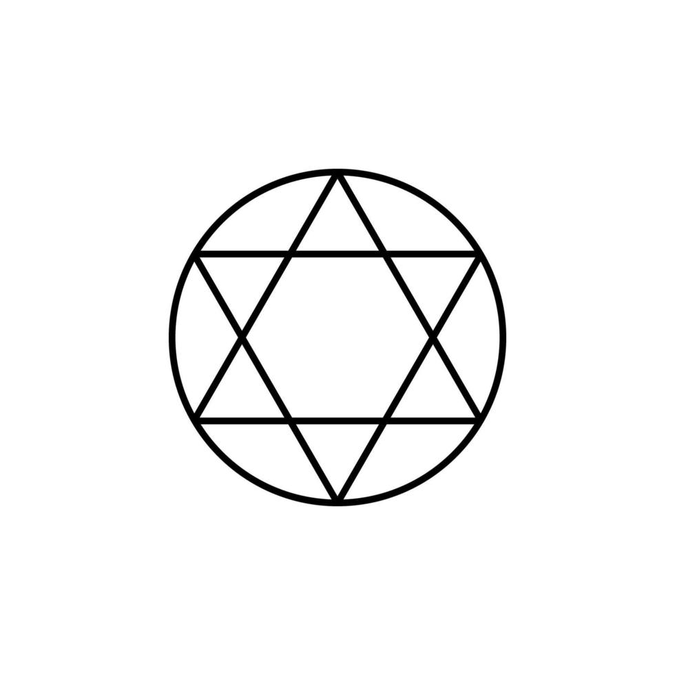 Circle, fairy tale vector icon