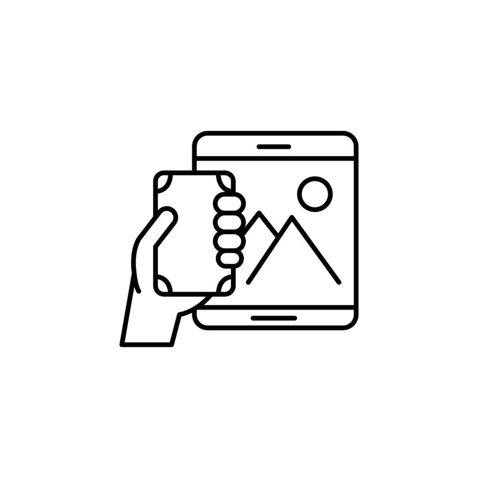 Pay, smartphone vector icon