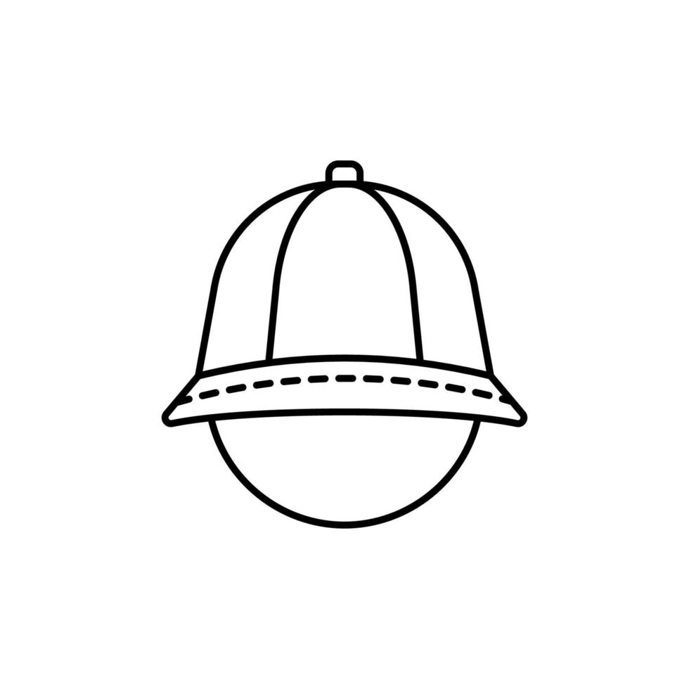 safari, sombrero vector icono