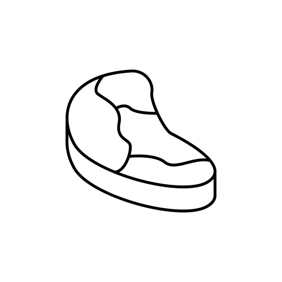 Beef, meat vector icon