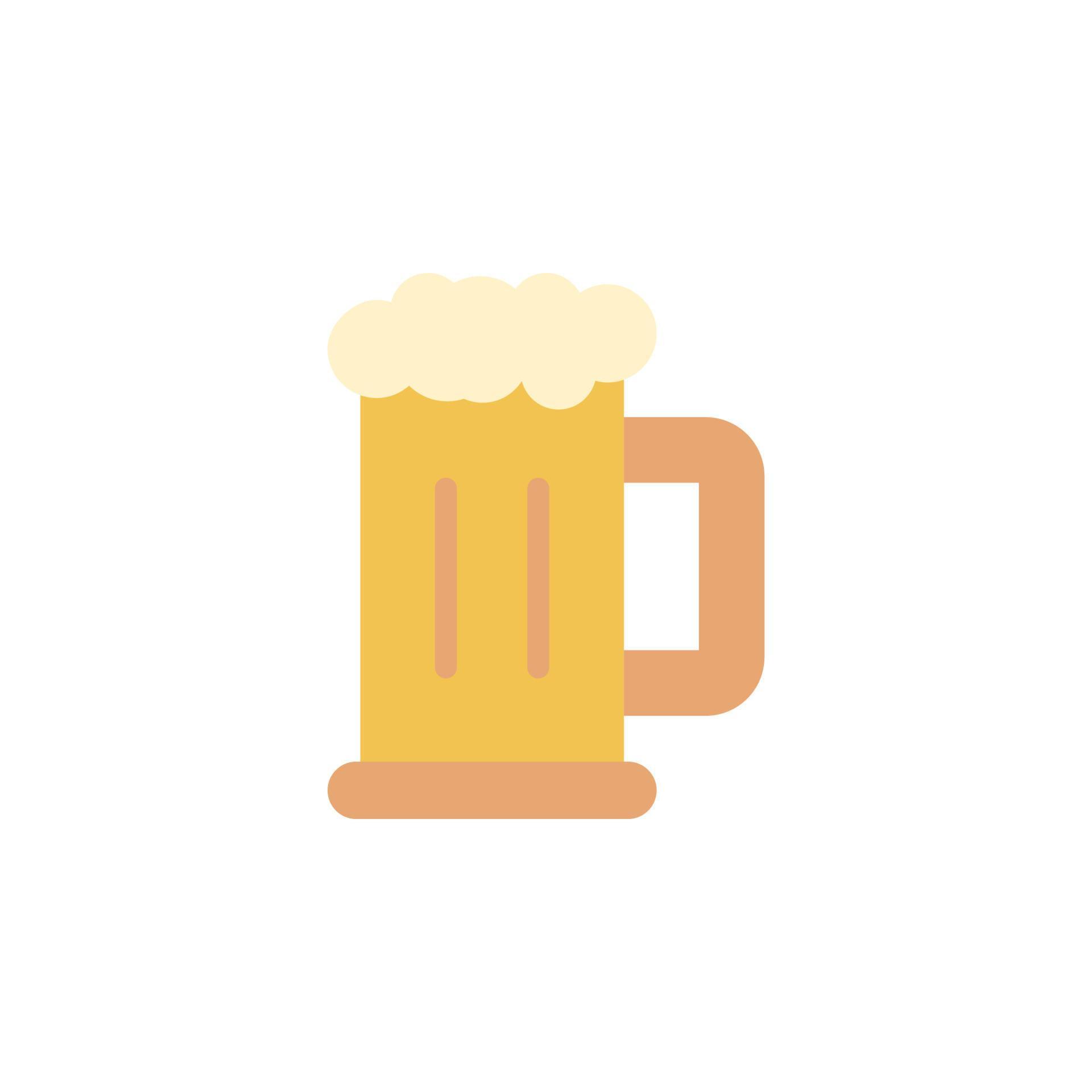 Beer stein vector icon 22584016 Vector Art at Vecteezy