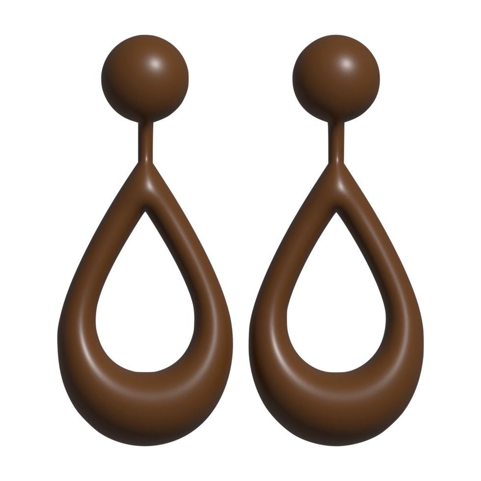 earrings 3d icon png
