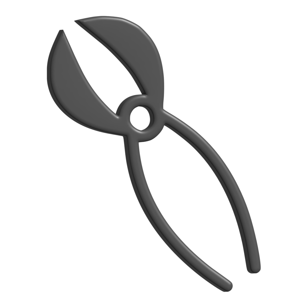 3d icon cutting pliers png