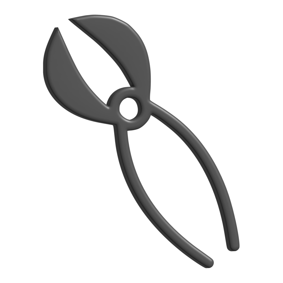 3d Symbol Schneiden Zange png