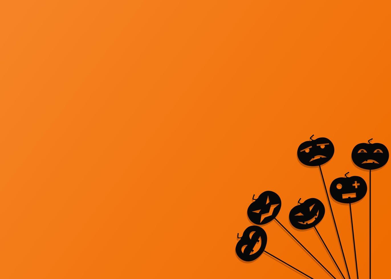 background design with halloween theme vector