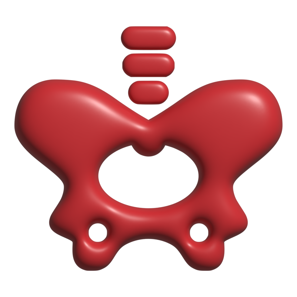 3d icon of skull bone png