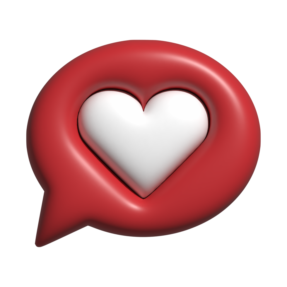 3d icon of love png