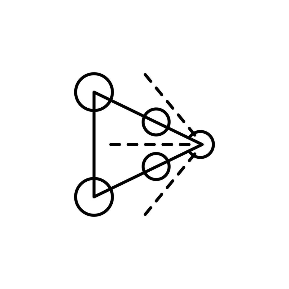 aumentado realidad, tecnología, odometría, visual vector icono