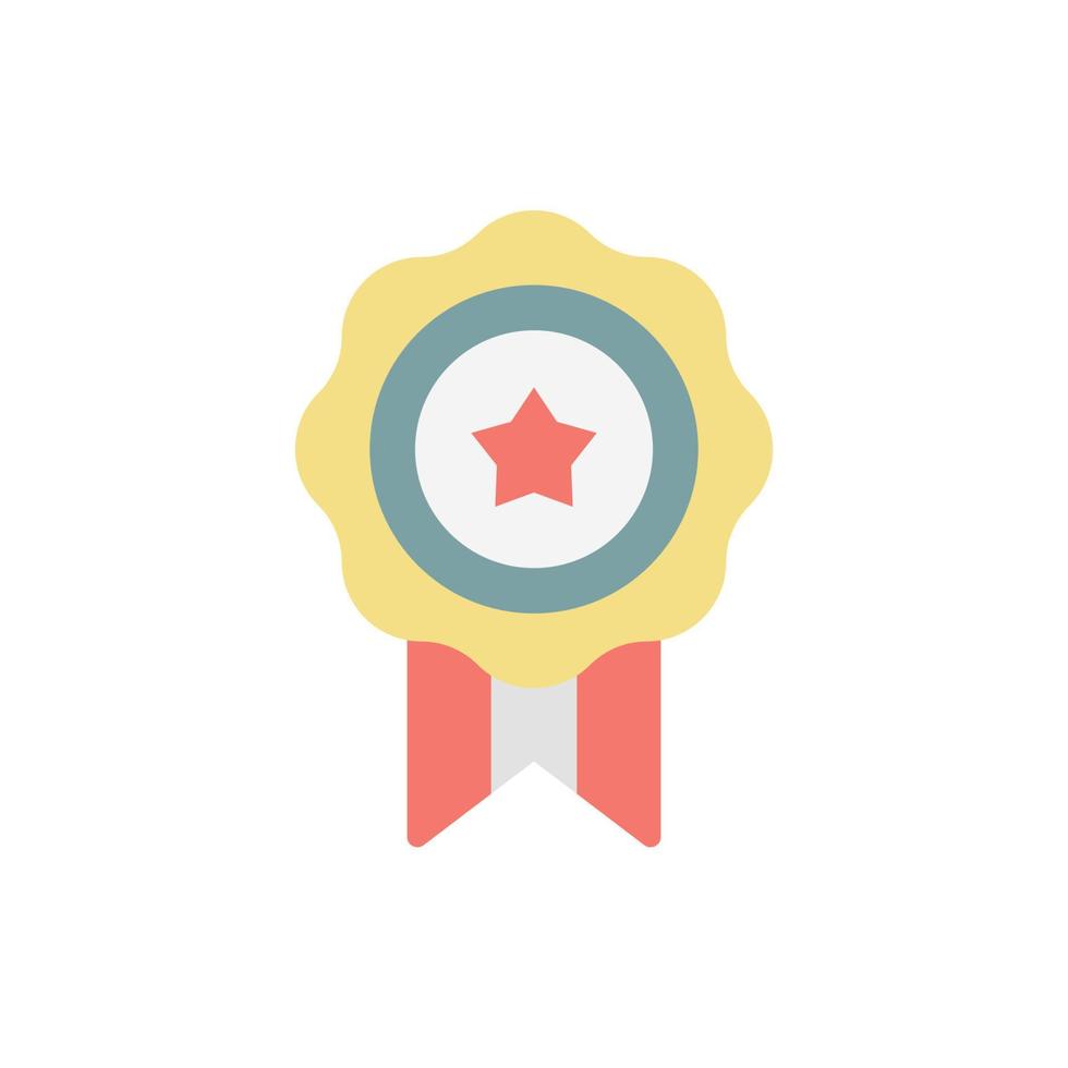 Medal USA flag vector icon