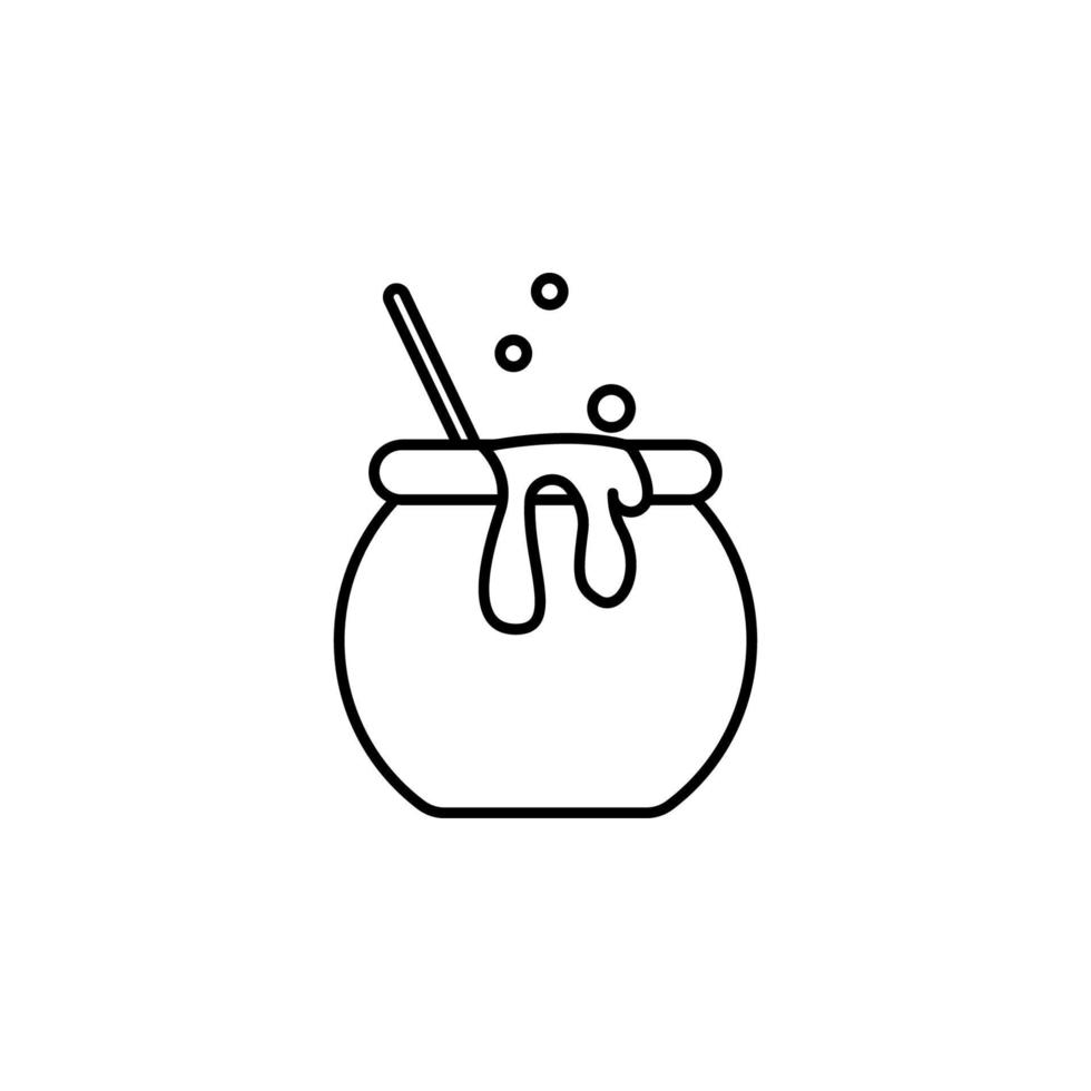 Pot magic vector icon