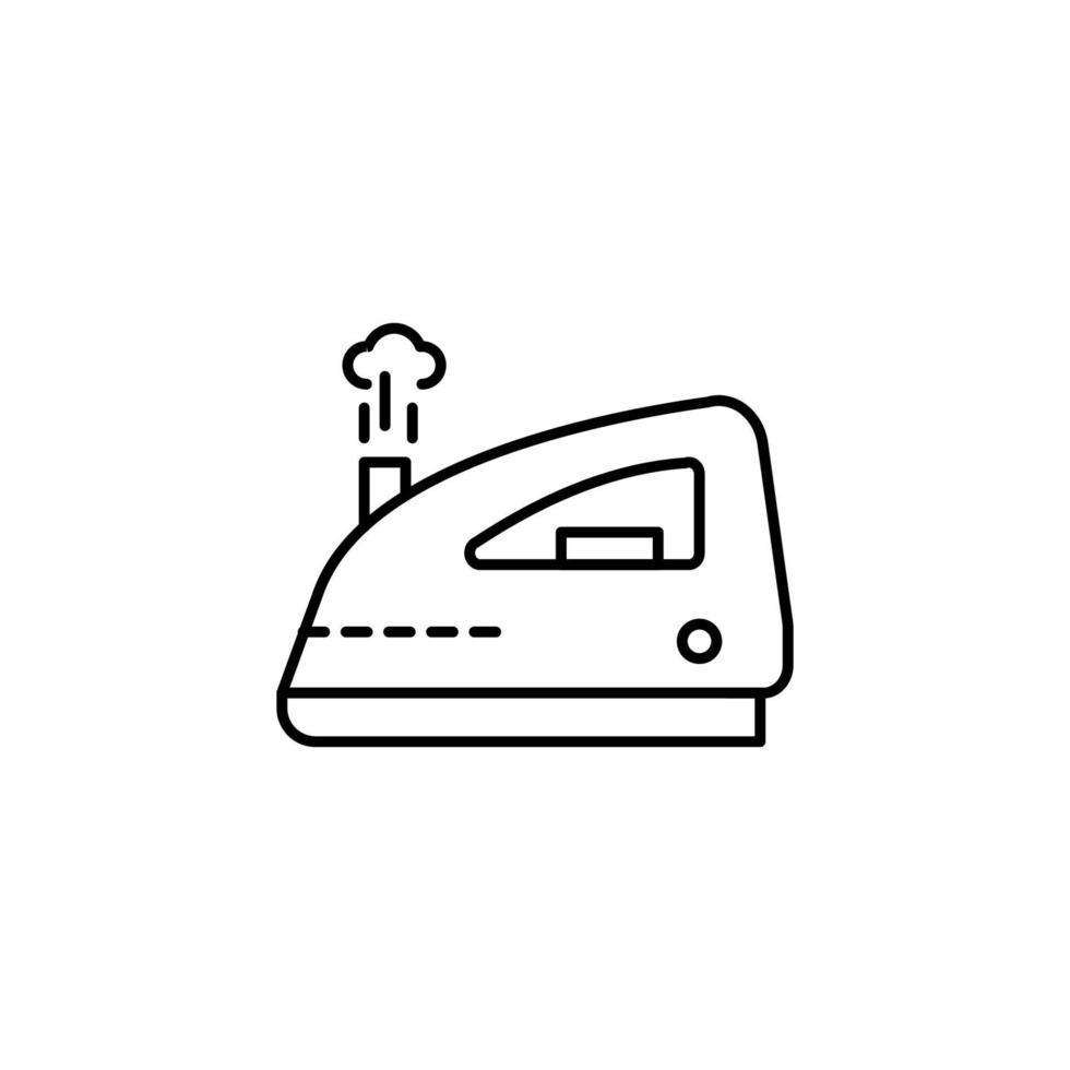 Iron, technology vector icon