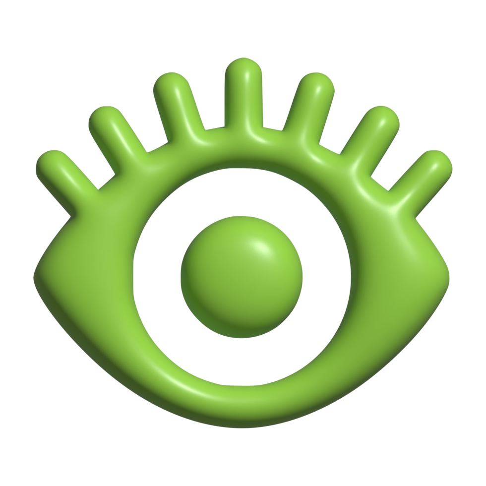 ojo 3d icono png