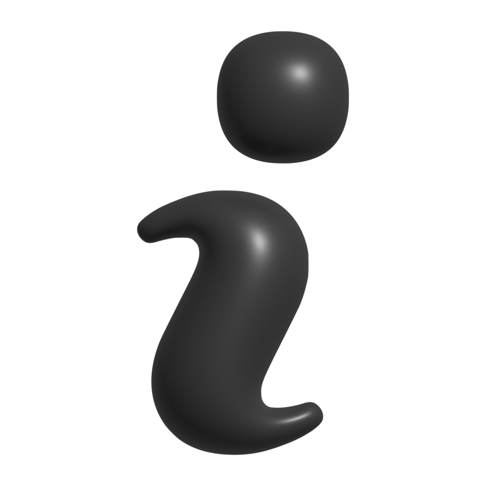 3d icon of info, information, about png