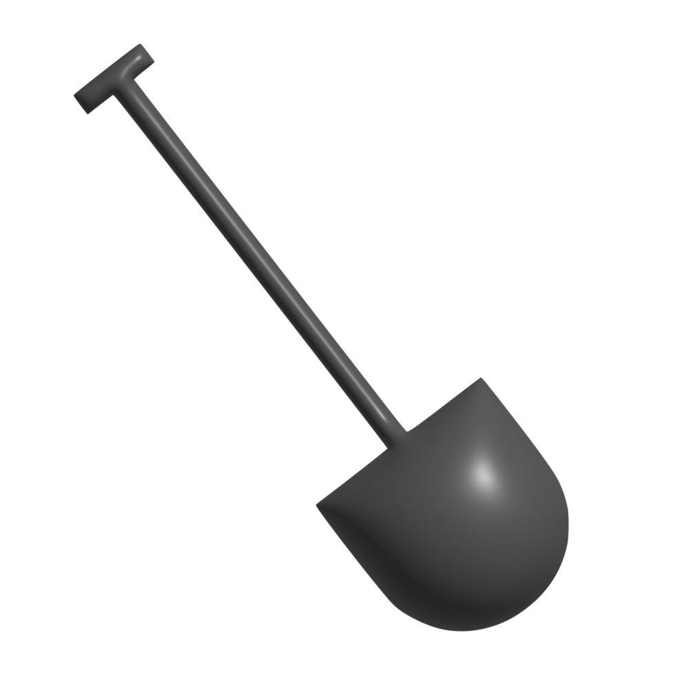 3d Symbol Schaufel png