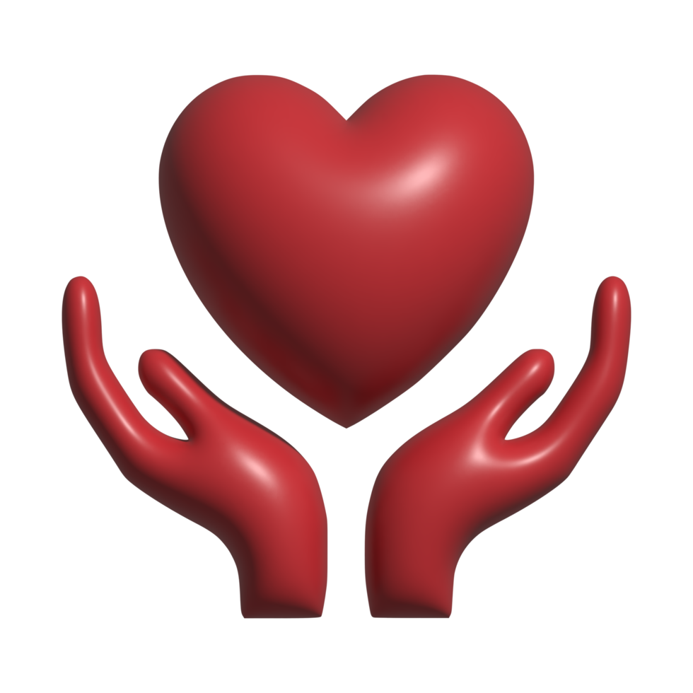 3D-Symbol der Liebe png