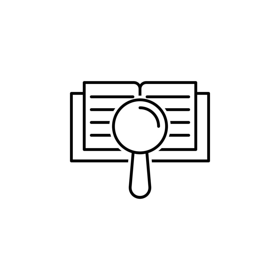 Monitor, book, video vector icon