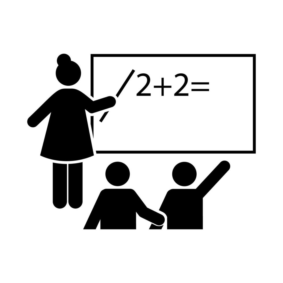 School, class, classroom, teaching vector icon