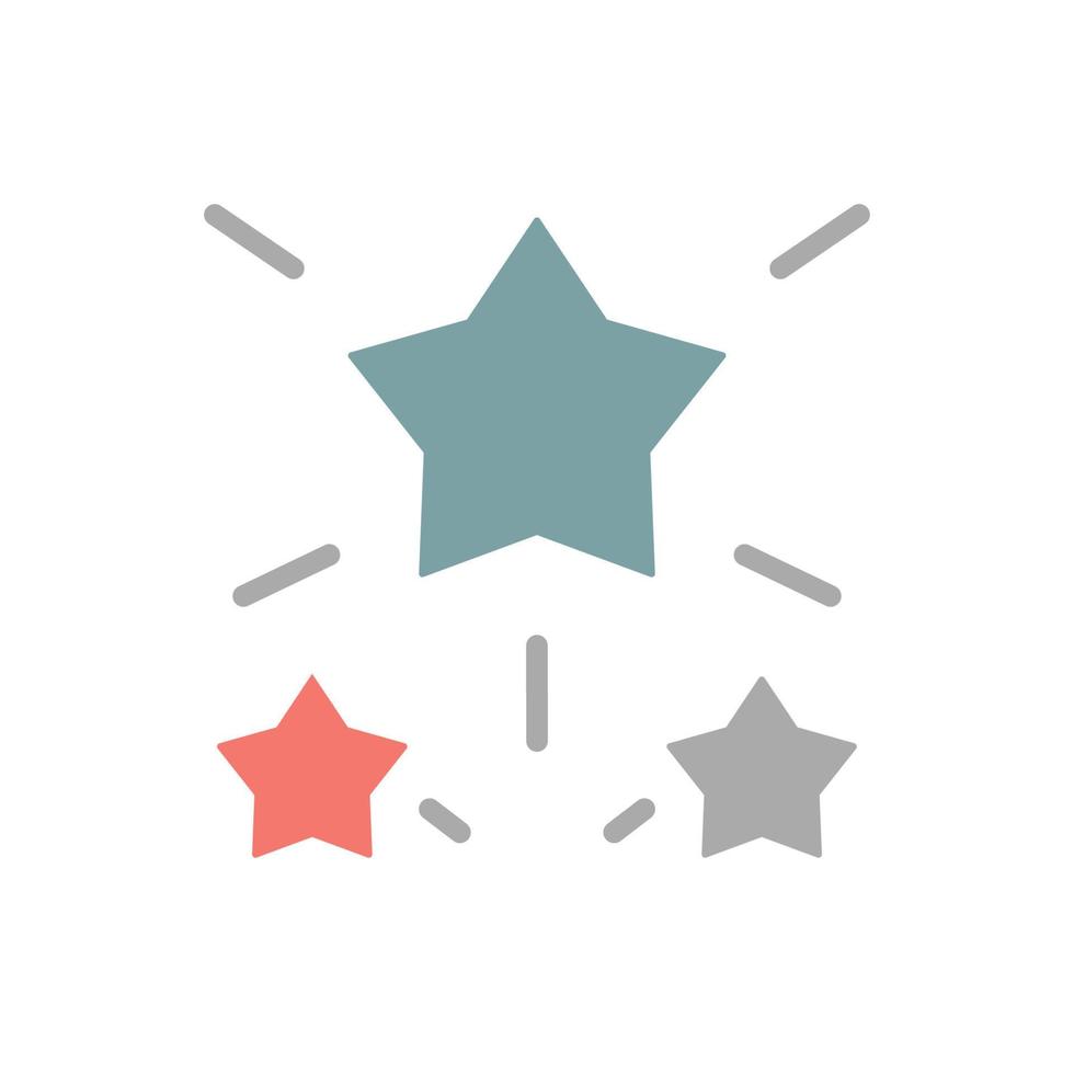 Party stars 4th July vector icon