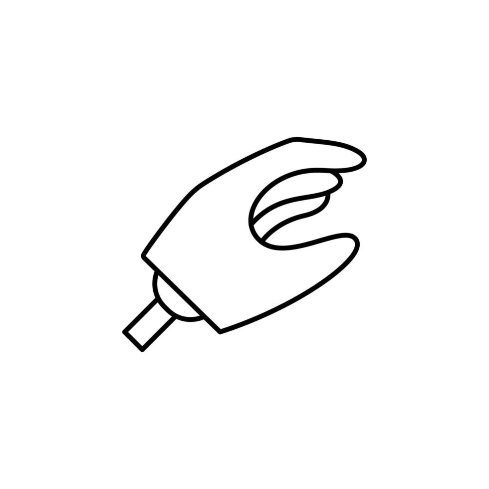 Prosthetic, arms vector icon