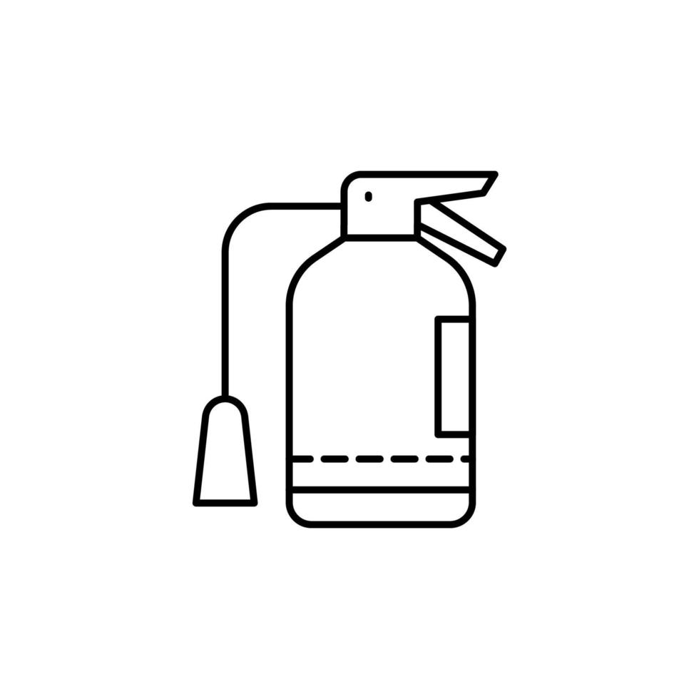 Fire, extinguisher vector icon