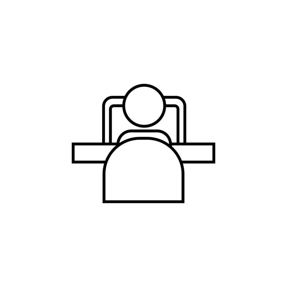 Man, social addict vector icon