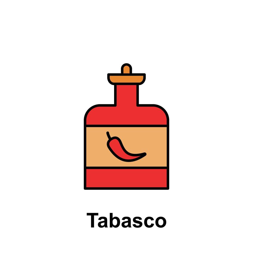 Tabasco vector icono