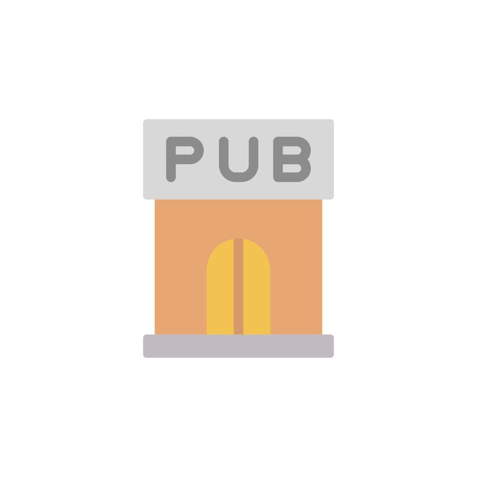 Pub, beer vector icon