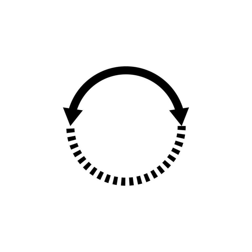 arrow, circle, navigation, vector icon
