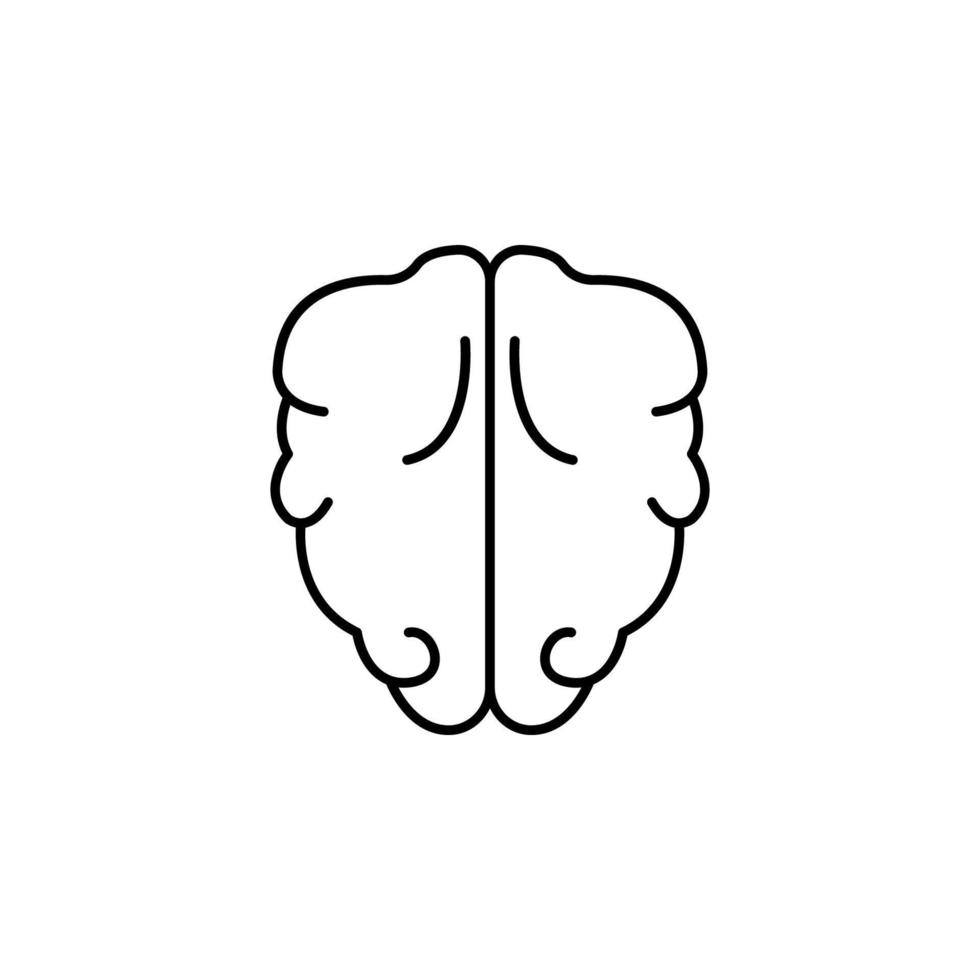 icono de vector de cerebro