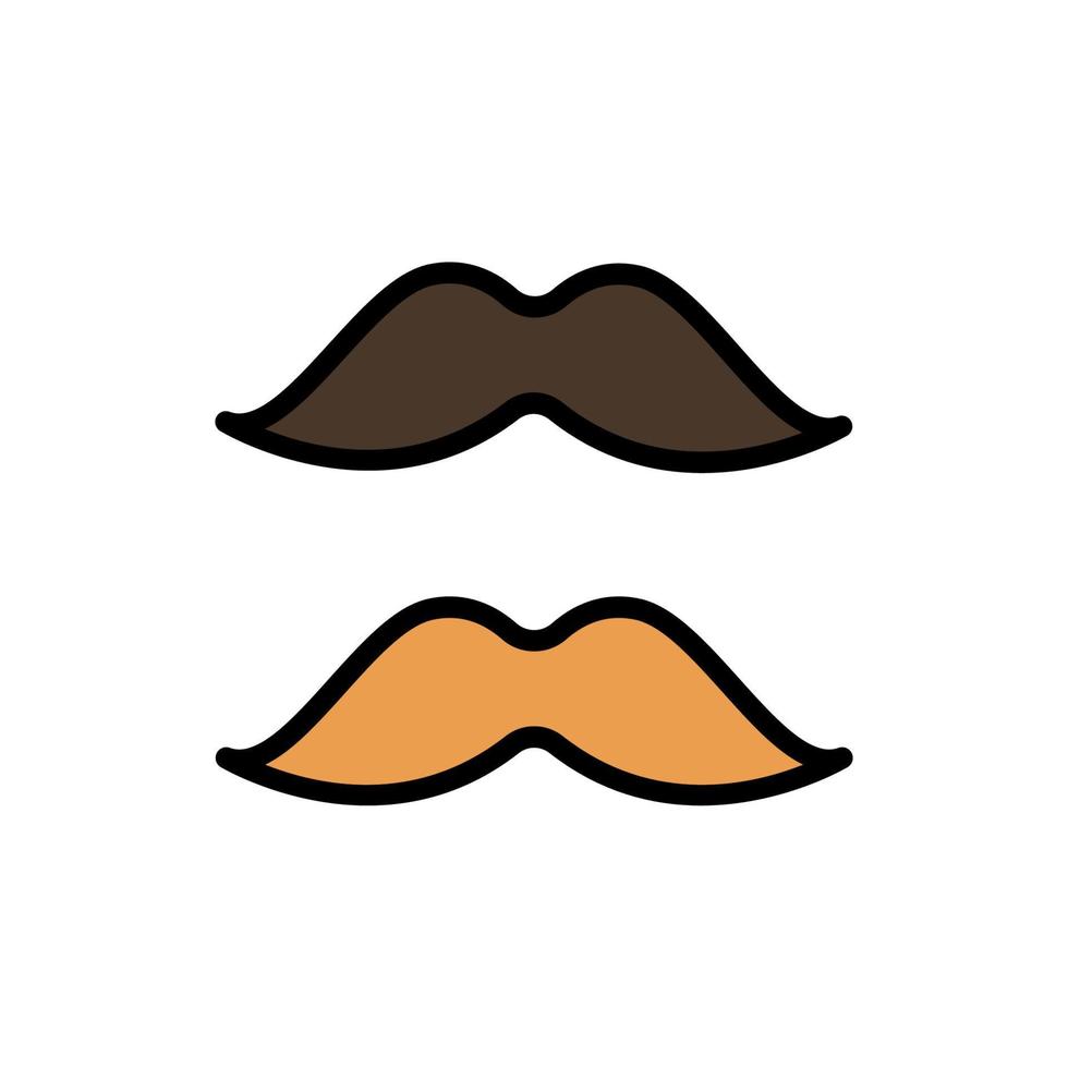 Mustache vector icon