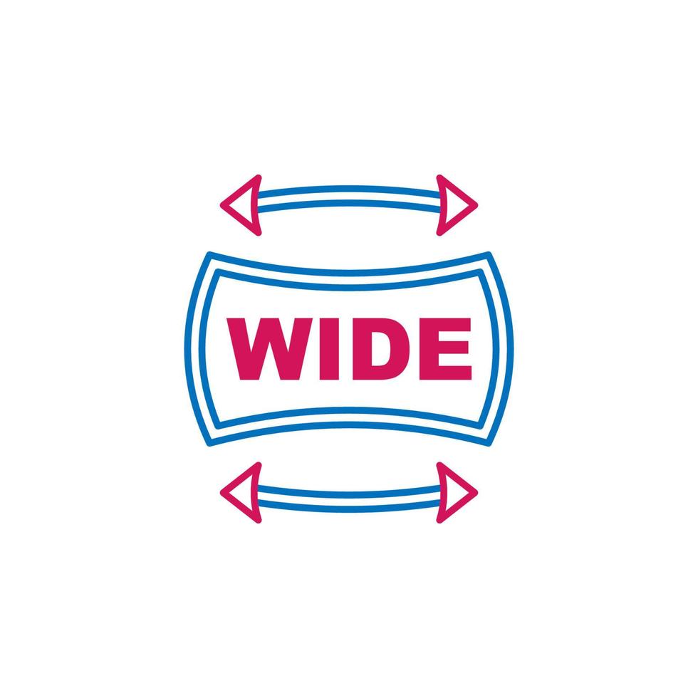 Video production, wide vector icon