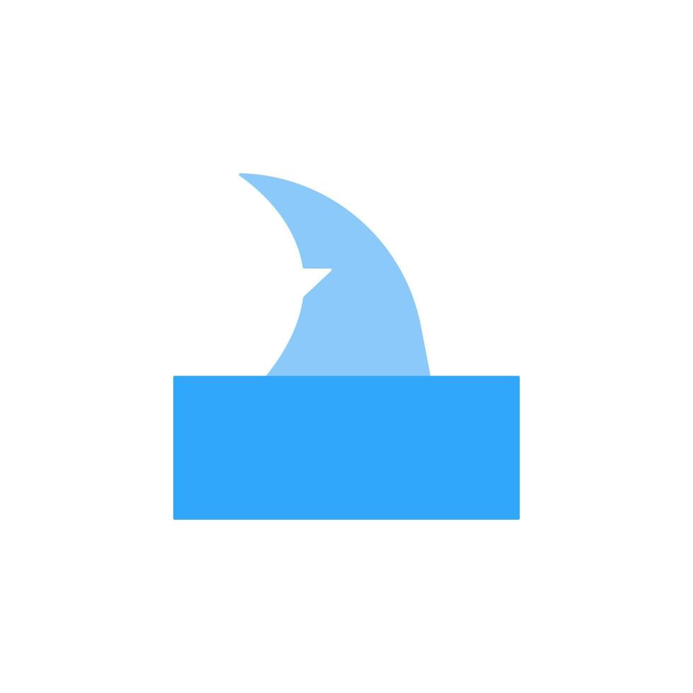 Shark, ocean vector icon