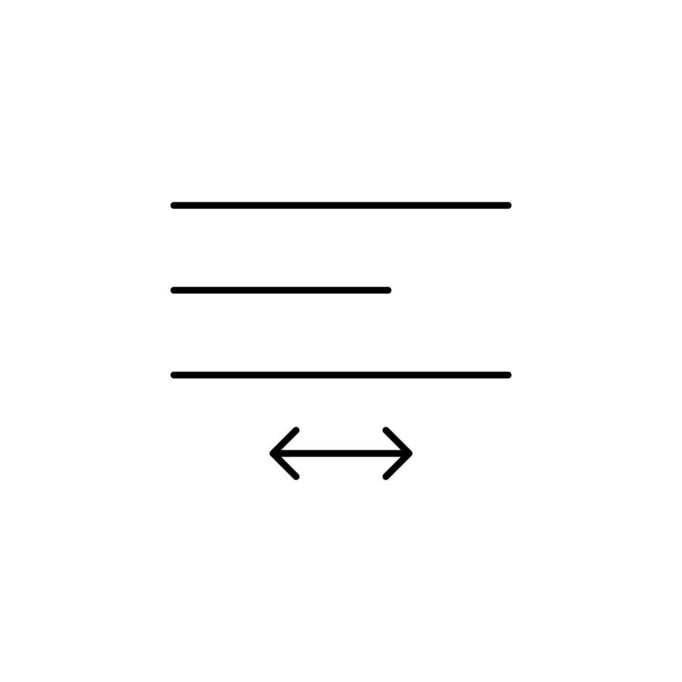 align, format, text vector icon