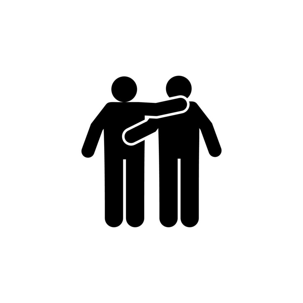 Boys friend vector icon