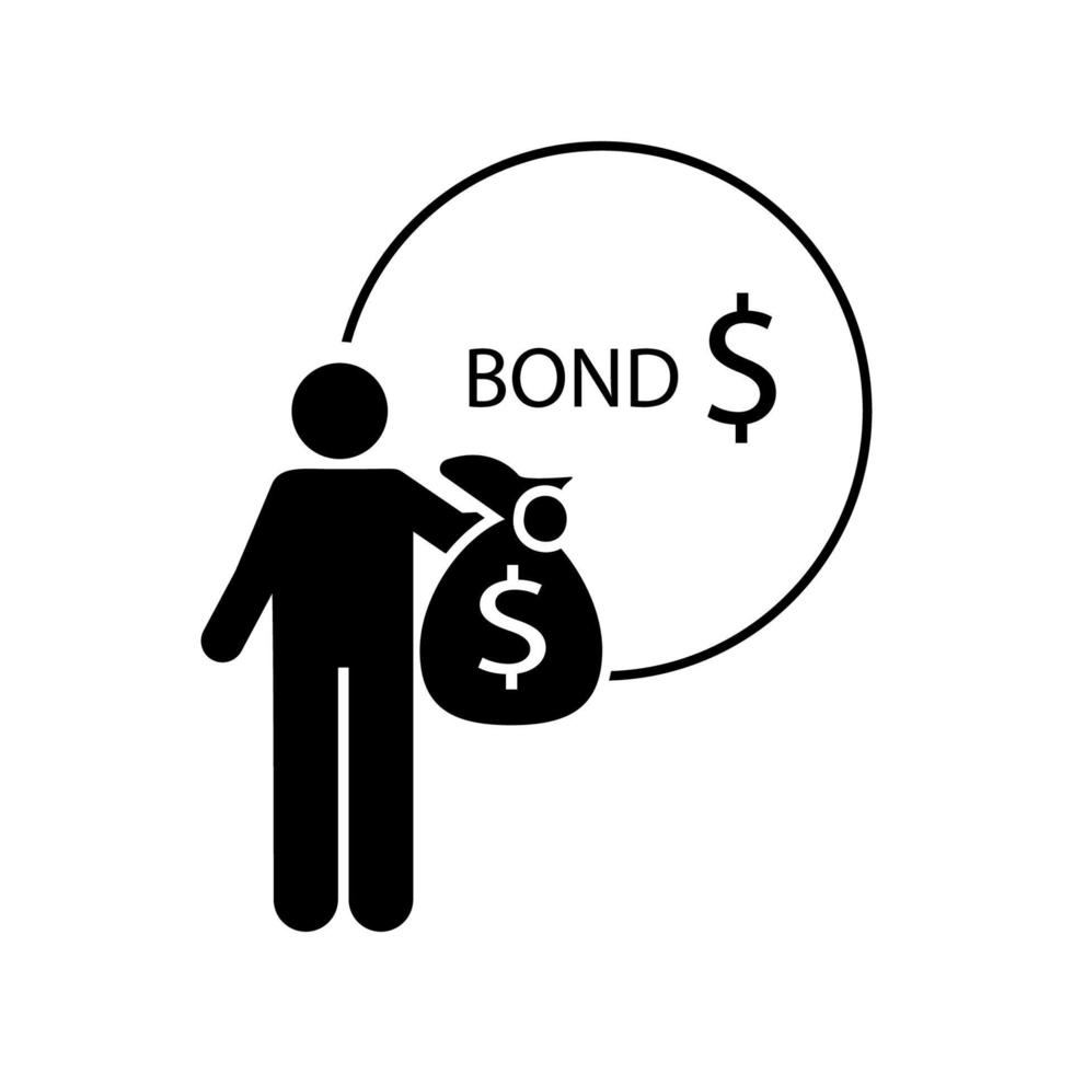 Bond, invest, investment vector icon