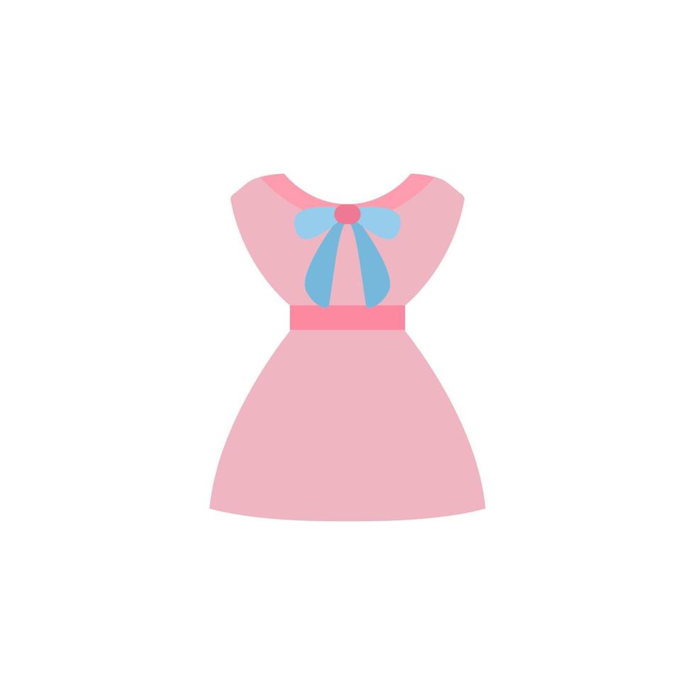 Dress color vector icon