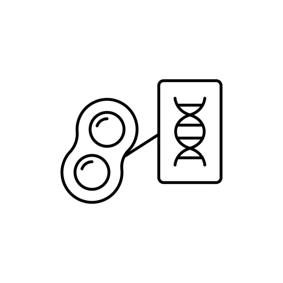 DNA, cells vector icon