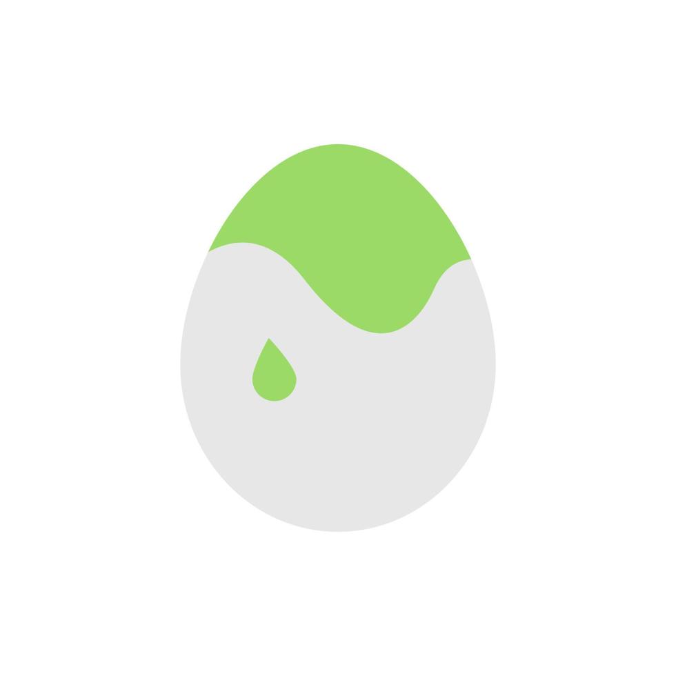 Egg color color vector icon