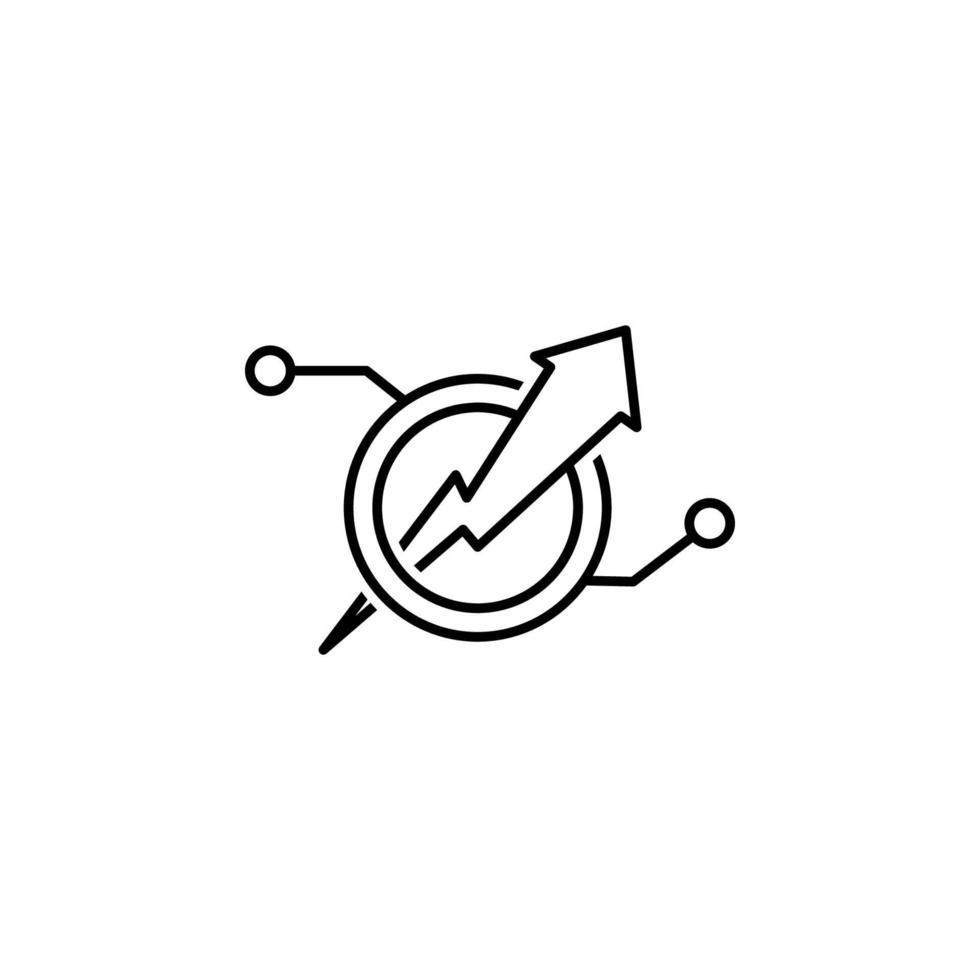 data, analytics, chart vector icon