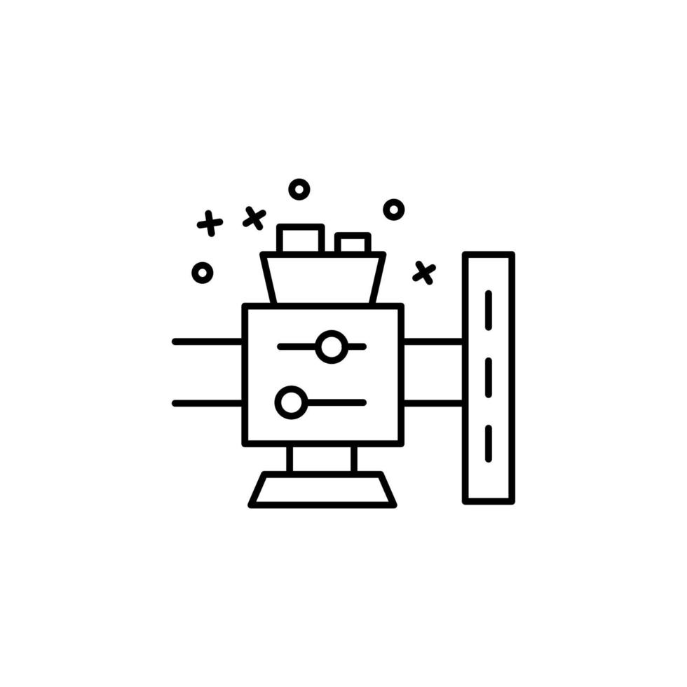 máquina fábrica industria vector icono