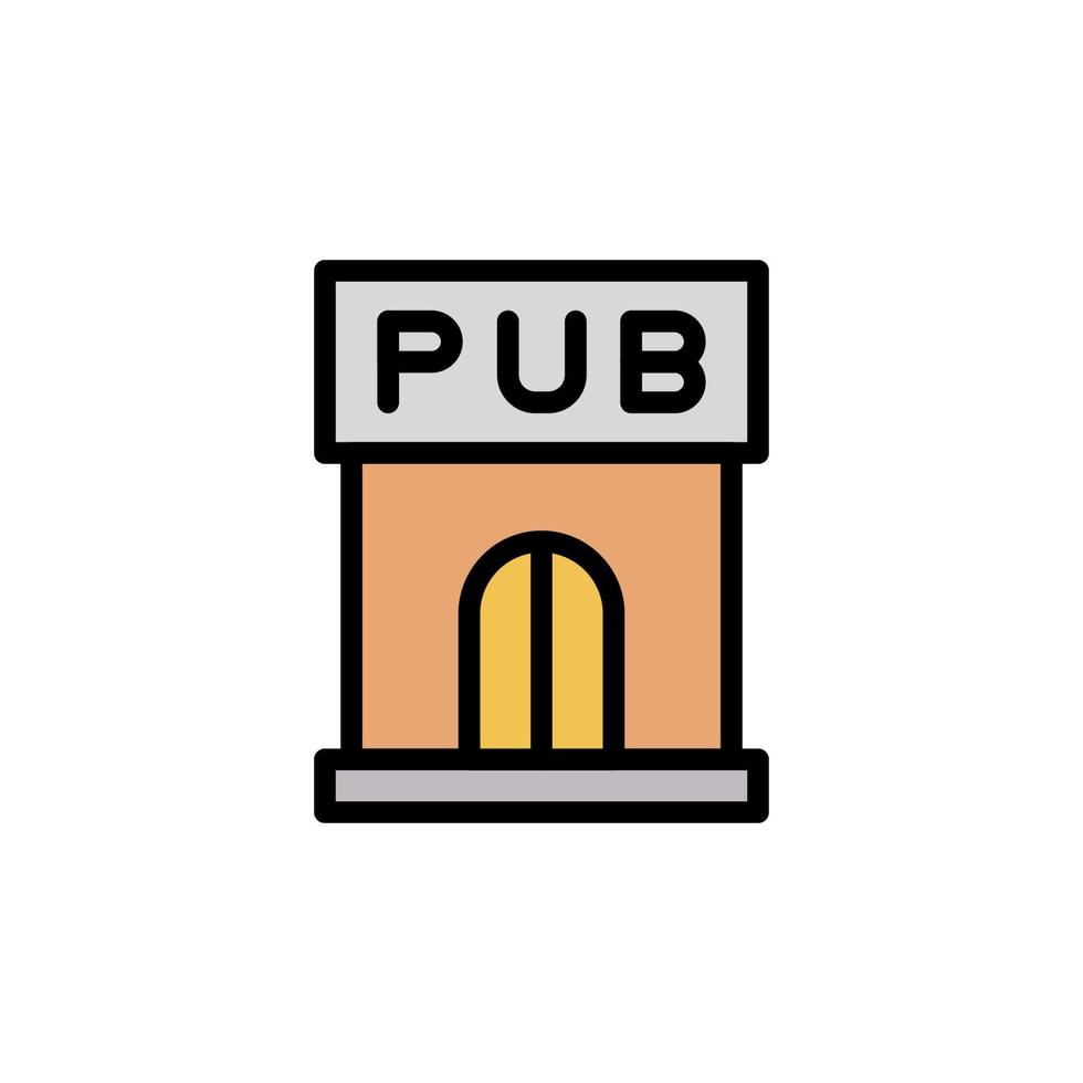 pub, cerveza vector icono