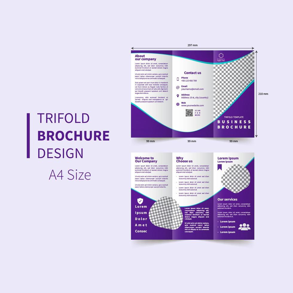 Brochure Design A4 size Template Business Company Branding A4 Size ...