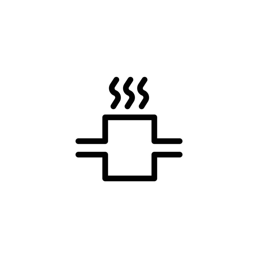 catalytic converter problem icon design vector