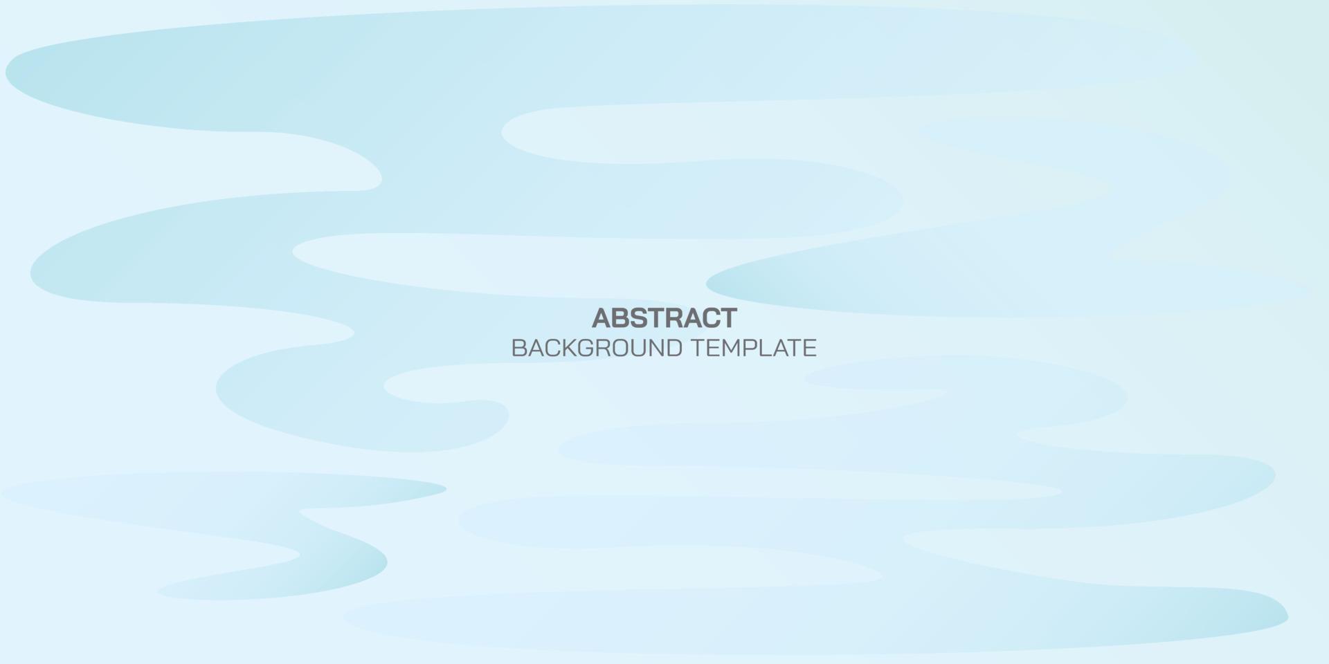 Abstract blue watercolor vector illustration. Cold color brush paint background