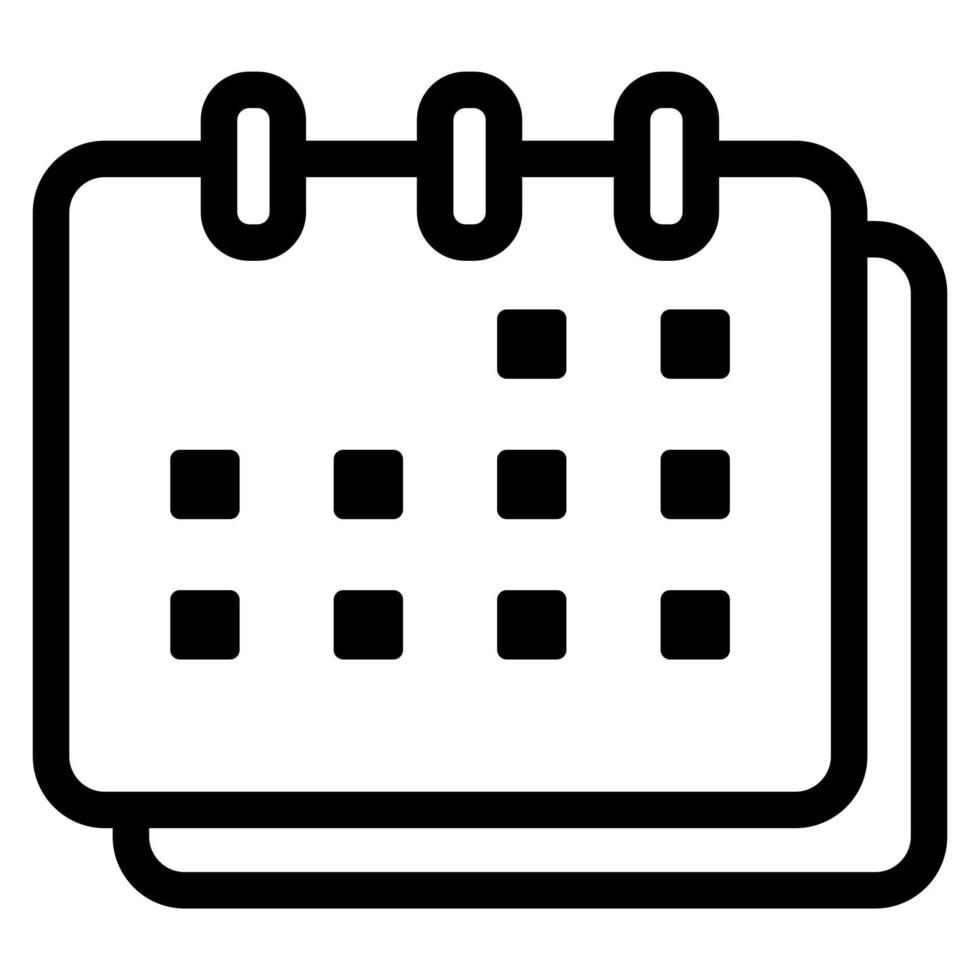 Calendar line icon vector illustration graphic design